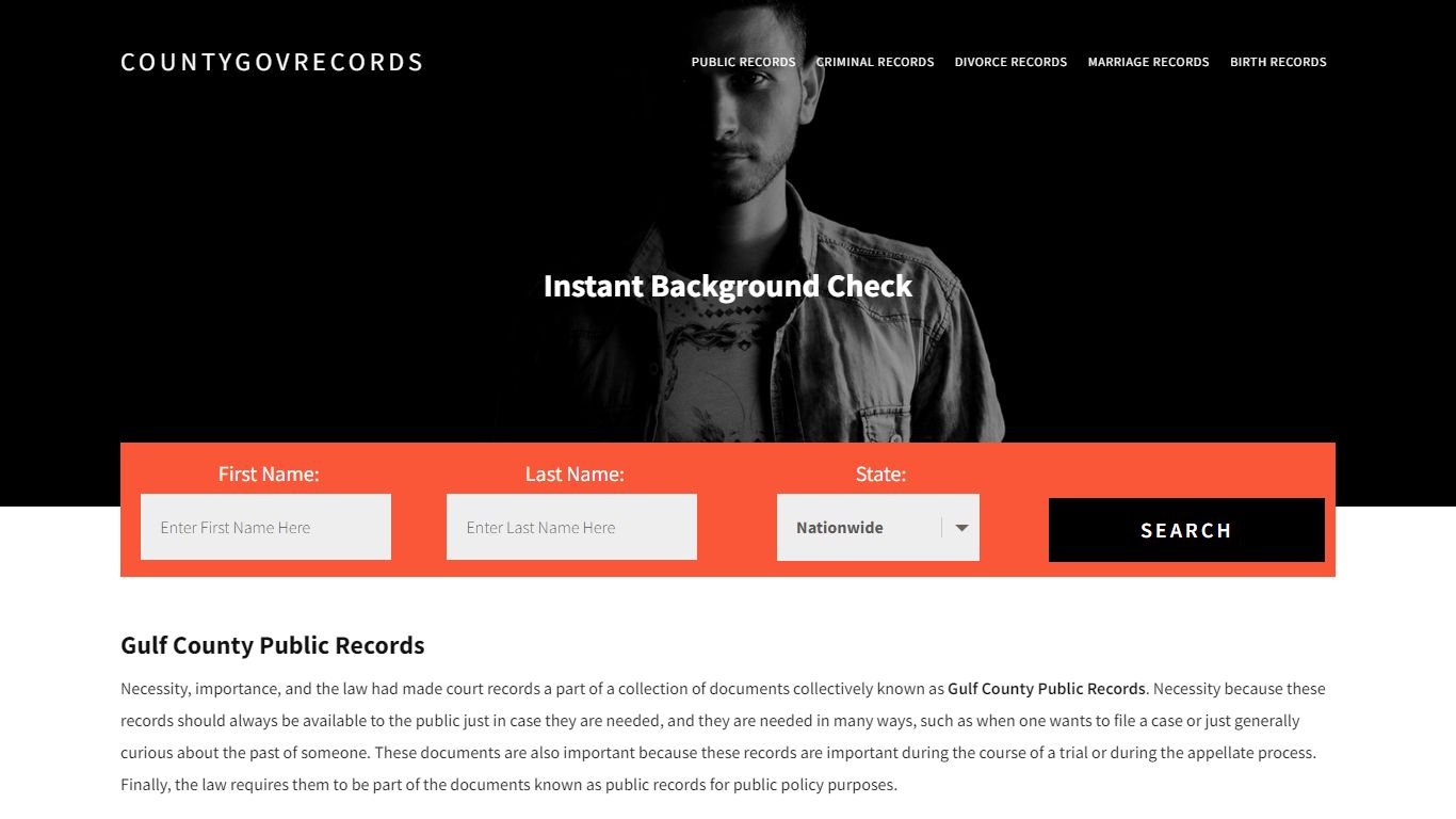 Gulf County Public Records | Get Instant Reports On People